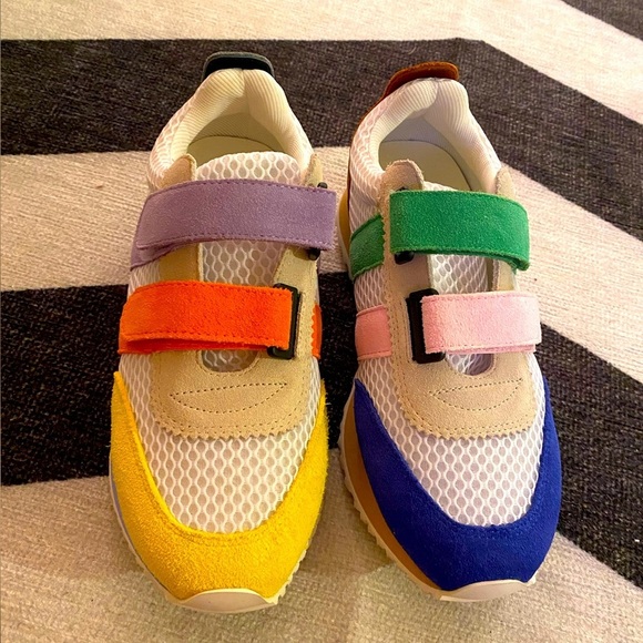 Charlotte Stone Shoes - Charlotte Stone Mismatched Sneakers Conway in Pier, Size 6, NWOB